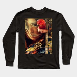 gardens within, part I – the heart of a rose Long Sleeve T-Shirt